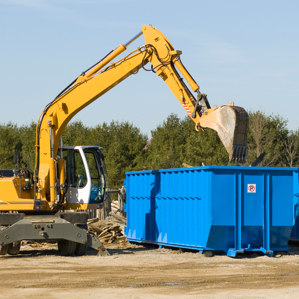 how many times can i have a residential dumpster rental emptied in Woodlake